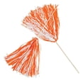 thumbnail image 1 of 2 Tone Spirit Pom-Org/Wht - Party Favors - 24 Pieces, 1 of 2