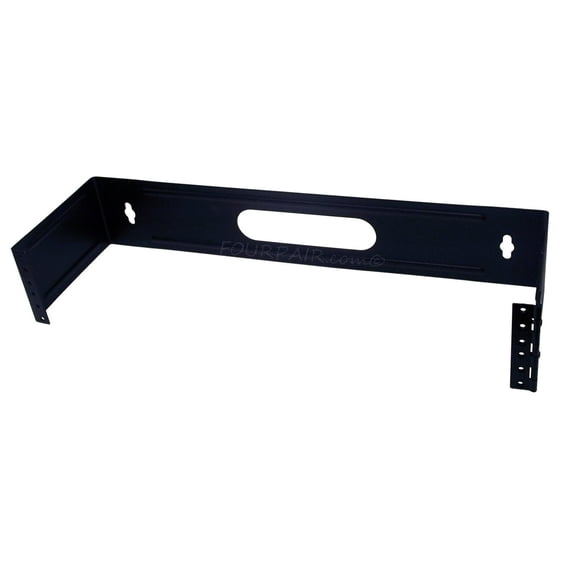 2U (3.5") Steel Hinged Swing-Out Wall Mount Bracket  19" Width, 6" Depth