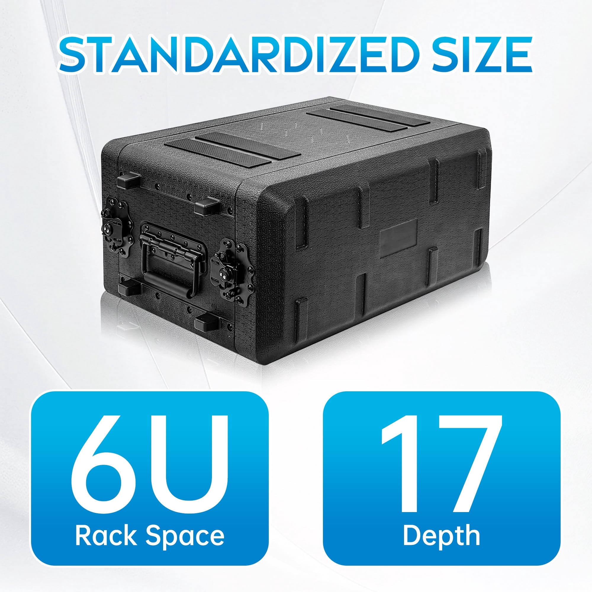 2U/4U/6U Shockproof Rack Case with Microphone Compartments - Watertight ...