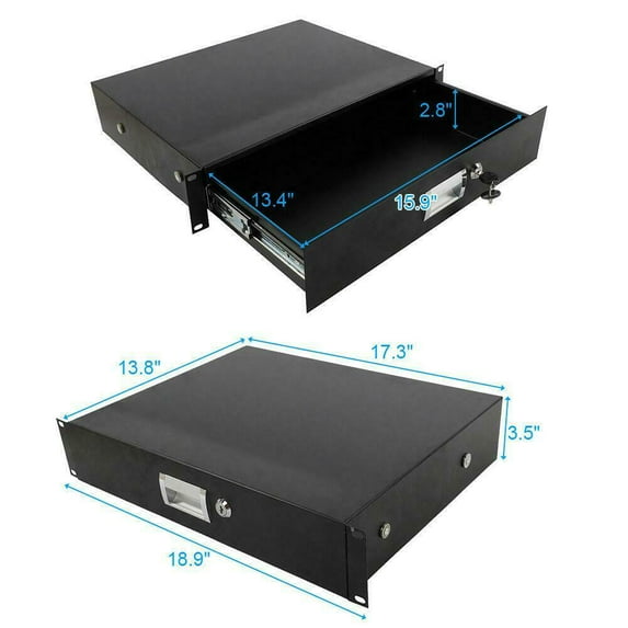2U Pro Rack Case 19