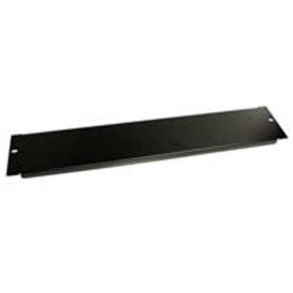 2U Rack Blank Panel for 19 in. Server Racks & Cabinets - Black - 2U ...