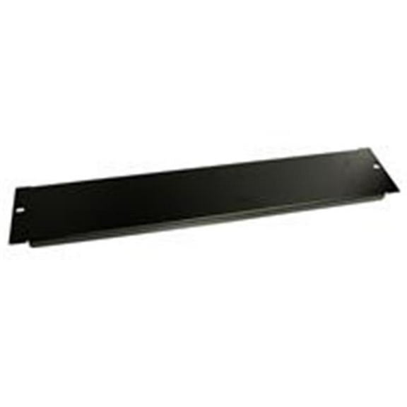 2U Rack Blank Panel for 19 in. Server Racks & Cabinets - Black - 2U