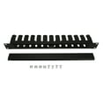 2U Rack Mount Cable Management 12 Slots with Dustproof Panel for 19inch