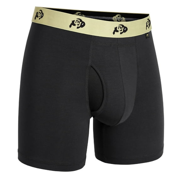 2UNDR NCAA Team Colors Men's Swing Shift Boxers (Cu Black, Large)