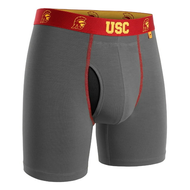 2UNDR NCAA Team Colors Men's Swing Shift Boxers (SoCal Grey, Small)