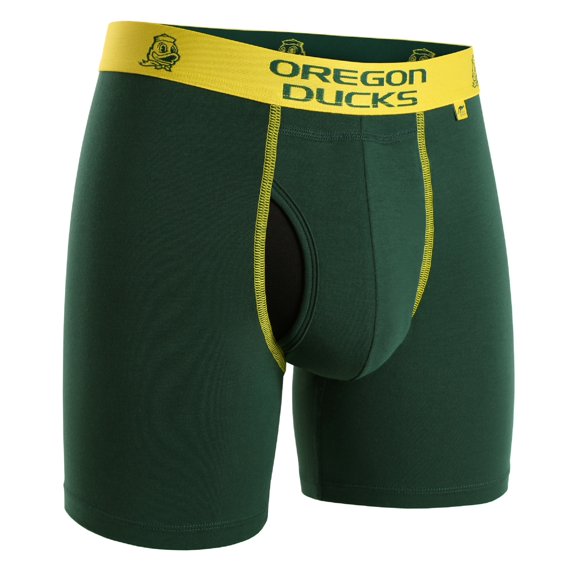 2UNDR NCAA Team Colors Men's Swing Shift Boxers (Uo Dark Green, X-Large)