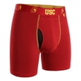 thumbnail image 1 of 2UNDR NCAA Team Colors Men's Swing Shift Boxers (Usc Cardinal, Small), 1 of 5