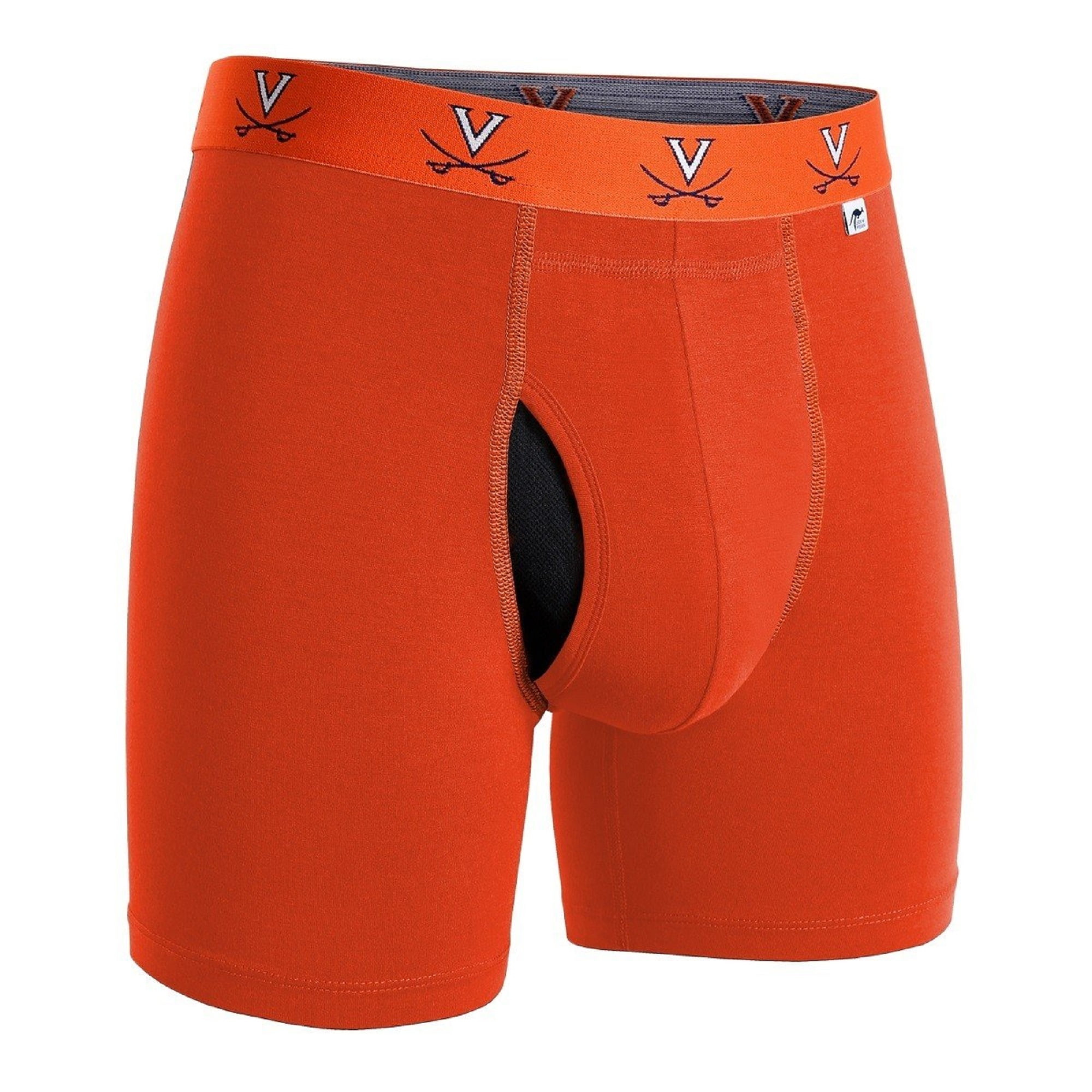 2UNDR NCAA Team Colors Men's Swing Shift Boxers (Uva Orange