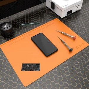 2UUL Heat Resistant Silicone Work Mat in Orange