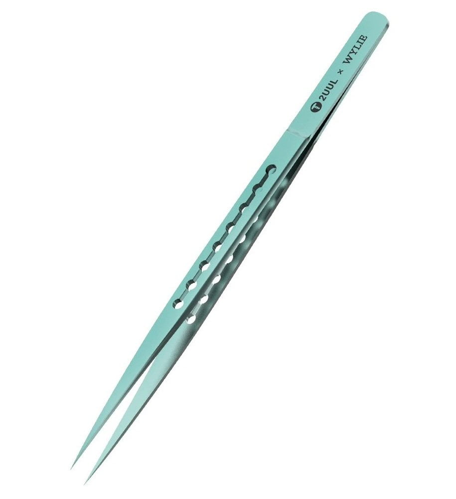 2UUL Ti11 Straight Titanium Alloy Ultralight Tweezers for Phone Board Repair