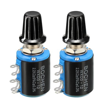 2W 2.2K Adjustable Resistors Wire Wound Multi Turn Precision Potentiometer
