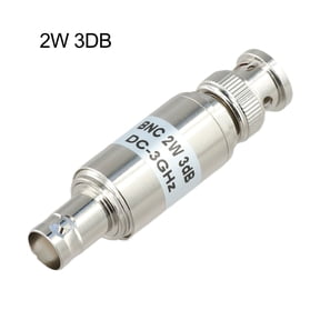 2W 3DB BNC-JK Male To Female RF Fixed Attenuator DC-3GHz BNC Fixed Attenuator For Electrical Equipment Tool Accessory