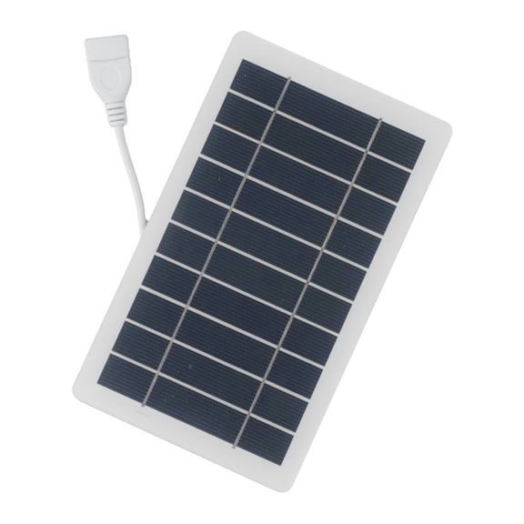 2W 5V Portable Polysilicon Solar Panel for Outdoor for Camping, Hiking & Travel  DIY for Mini Solar Charger Kit for USB Devices