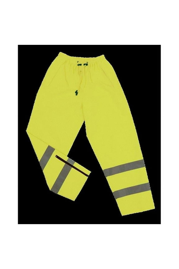 739C-E M Class E Waist Rain Pants - Lime- Medium