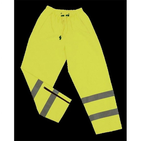 2W Class E Waist Rain Pants - Lime, Small