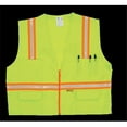 thumbnail image 1 of 2W 8048-A 3XL Multi-Pocket Surveyor Vest - Lime- 3 Extra Large, 1 of 1
