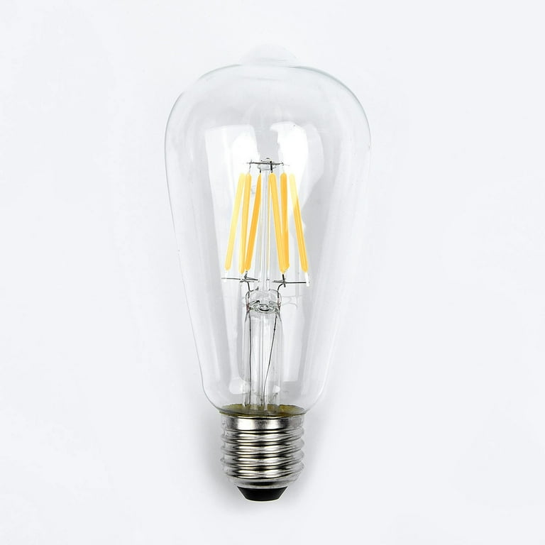2W 8W Edison ST64 E27 Vintage Retro Screw LED Filament Light Bulb