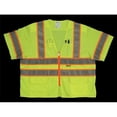 thumbnail image 1 of 2W  Class 3 Mesh And Solid- Ansi Vest - Lime- Extra Large, 1 of 1