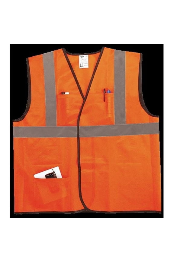 EN311C-2 S-M Class 2 Econo Vest - Orange- Small & Medium