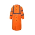 thumbnail image 1 of 2W International 630C-3 4XL High-Viz Class 3 Rain Coat, Orange - 4XL, 1 of 1