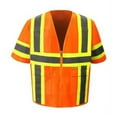 thumbnail image 1 of 2W International 7138C-3 3XL Class 3 Contrast High-Viz Vest, Orange - 3XL, 1 of 1