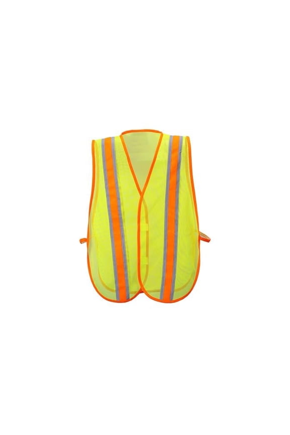 International 8028C Mesh Vest with Stripe, Lime