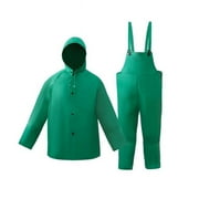 2W International 8035-SA XL Chemical Protective Suit, Green - Extra Large