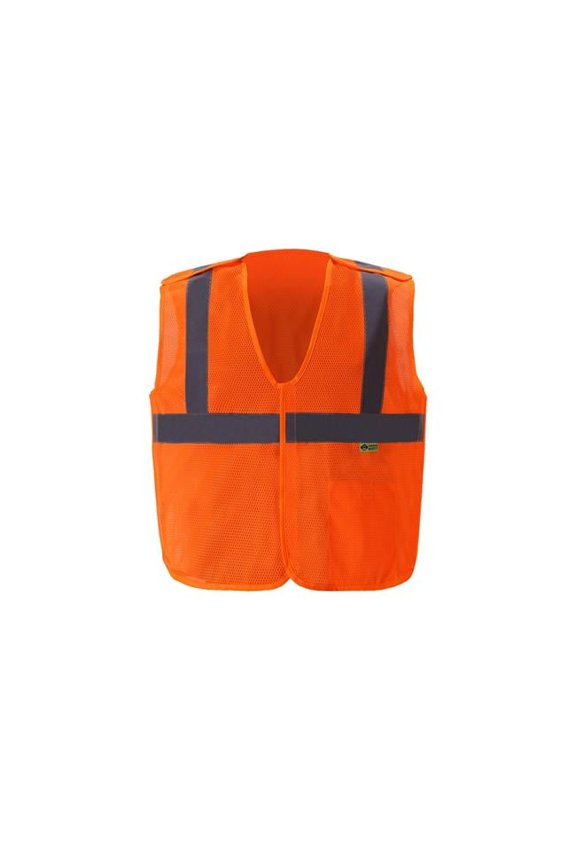 International B320C-2 4XL Class 2 Five Point Breakaway Vest, Orange - 4XL