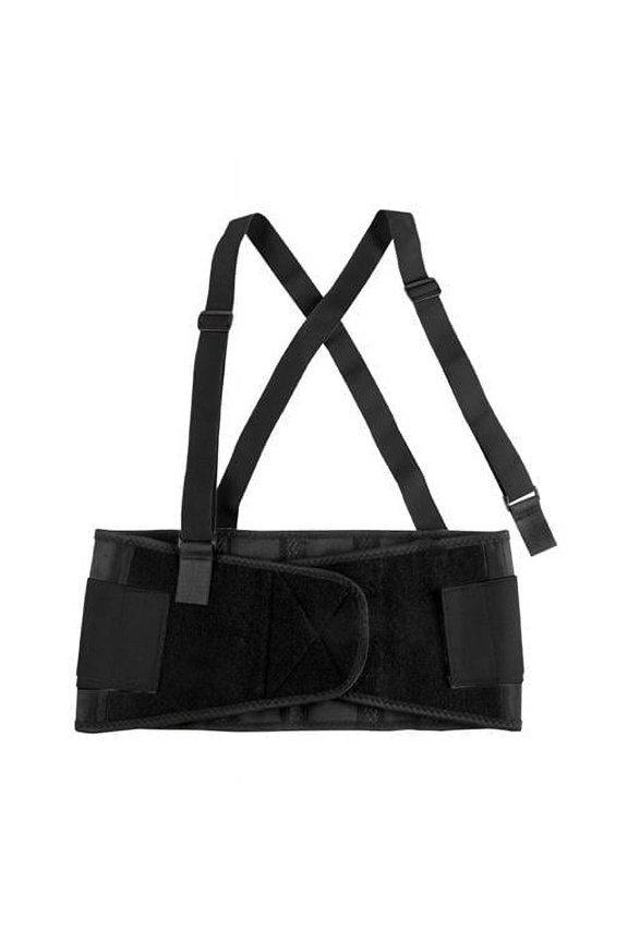 International BSB3400 3XL Elastic Back Support Belt, Black - 3XL