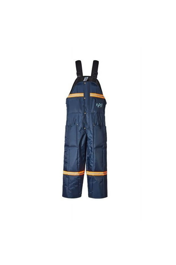 International FB-85 5XL Heavy Duty Freezer Bib Overalls, Blue - 5XL