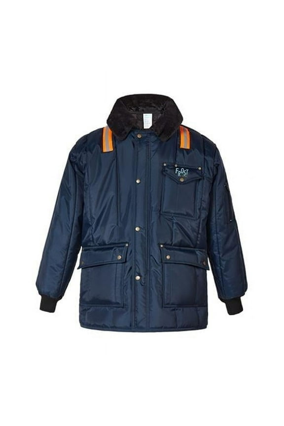 International FJ-80 5XL Heavy Duty Freezer Jacket, Blue - 5XL