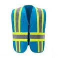 thumbnail image 1 of 2W International IC110BL RG Contrast Incident Command Vest, Blue - Regular, 1 of 1