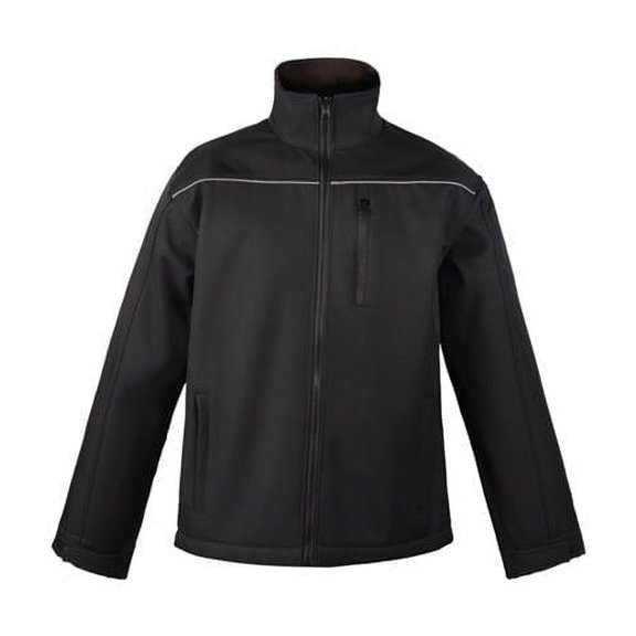 2W International PAC-CS-BLK XL City Softshell Jacket, Black - Extra Large
