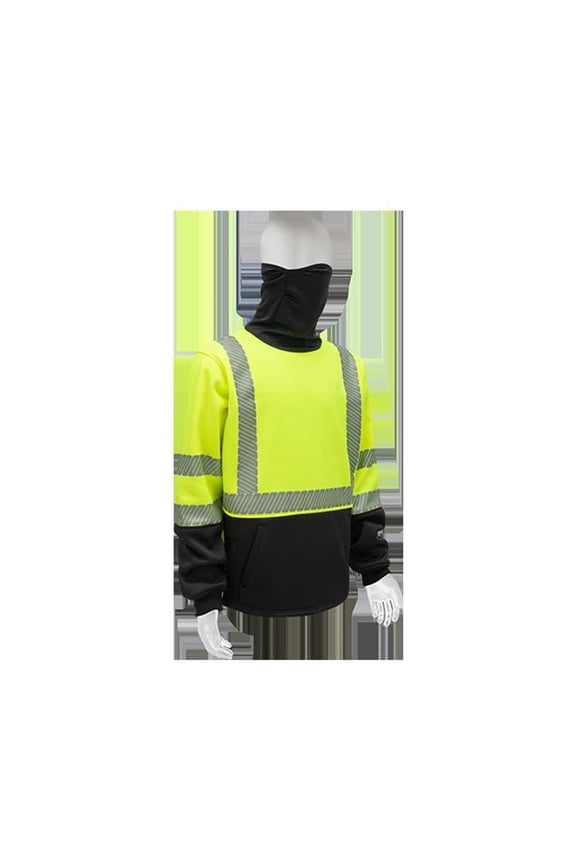 International SDS25C-3 4XL Snood Sweatshirt, Lime - 4XL