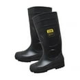 thumbnail image 1 of 2W International SST16 8 PVC Steel Toe Boots, Black - Size 8, 1 of 1