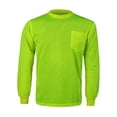 thumbnail image 1 of 2W International TL135 4XL Long Sleeve T-Shirt, Lime - 4XL, 1 of 1