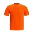 thumbnail image 1 of 2W International TS113 5XL Short Sleeve T-Shirt, Orange - 5XL, 1 of 1
