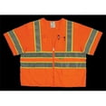 thumbnail image 1 of 2W MS339C-3 XXL Class 3 Mesh And Solid- Ansi Vest - Orange- XX-Large, 1 of 1