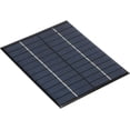 thumbnail image 1 of 2W Mini Solar Panel, 12V DIY Polycrystalline Silicon Solar Panel Module For Solar Light Science Project Charging, 1 of 5