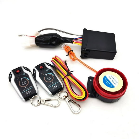 2WAY Motorcycle Anti-theft Scooter Security Alarm System Remote Engine Keyless