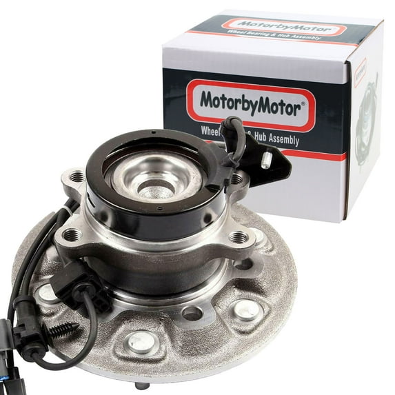 (2WD Left Side) Front Wheel Bearing Hub Assembly Fit 2004 2005 2006 2007 2008 Chevy Colorado,2004-2008 GMC Canyon, 2007 2008 Isuzu I-370 Hub Bearing w/ABS, 6 Lugs, RWD, Driver Side, Replace 515108