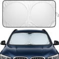 thumbnail image 1 of 2WIN2BUY Car Windshield Sun Shade,Foldable Sun Shade for Windshield,Blocks UV Rays and Heat Front Window Sun Visor Protector 59"X33", 1 of 10