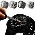 thumbnail image 1 of 2WIN2BUY Case for Samsung Galaxy Watch Ultra Screen Protector 47mm,Scratch Resistant Hard PC Back Cover and 9H Tempered Glass for Watch 7 Ultra,Black, 1 of 10