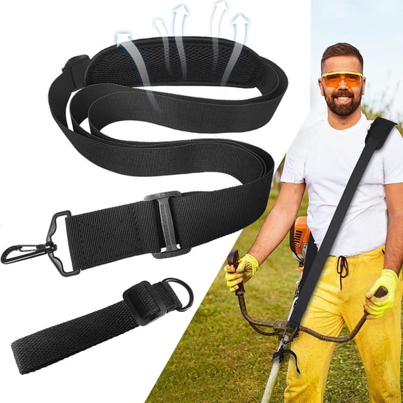2WIN2BUY Universal Trimmer Shoulder Strap Harness Adjustable for Leaf Blower Weed Wacker