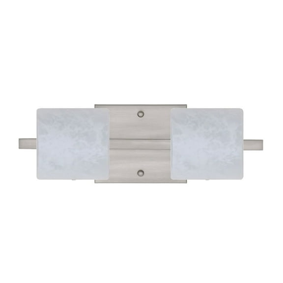 Paolo 2 - Light Satin Nickel/Silver - LED Brass And Steel Wall Sconce