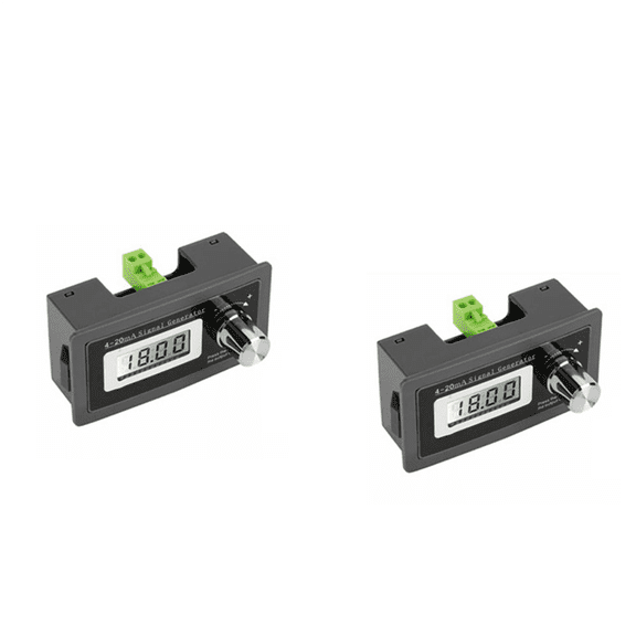 2X 0.01 Two-Wire 4-20MA Current Loop Signal Generator PLC Instrument