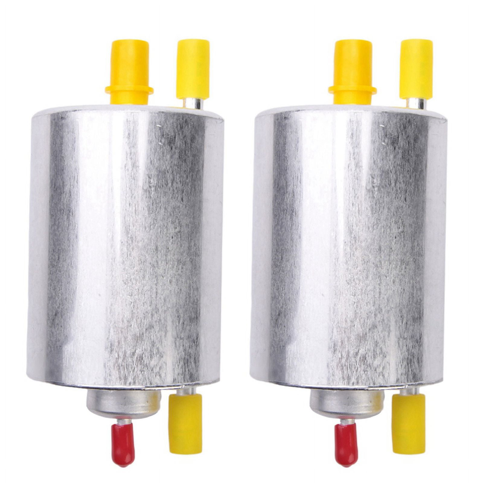 2X 0024773001 Fuel Filter for W202 W203 W208 W209 W210,2 x Fuel Filter,Silver