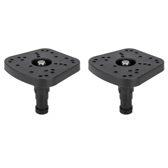 2X 0368 Universal Fishfinder Mount , Boat Fish Finder Electronics Mount,2 x Universal Fishfinder Mount,Black