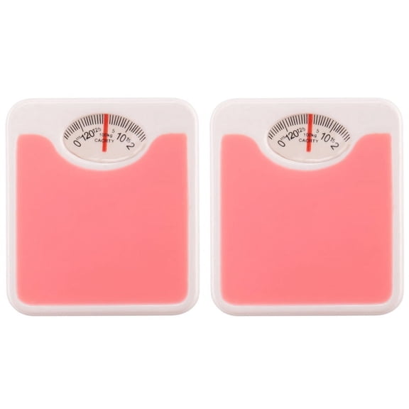 2X 1:12 Scale Miniature Weigh Scale Dolls House Accessories Pink