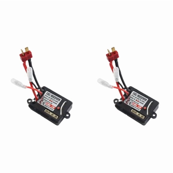 2X 1:16 RC Brushed ESC DIY Accessory RC Brushed Electronic Speed Controller Replacements Parts for 16101 16103 Car Model